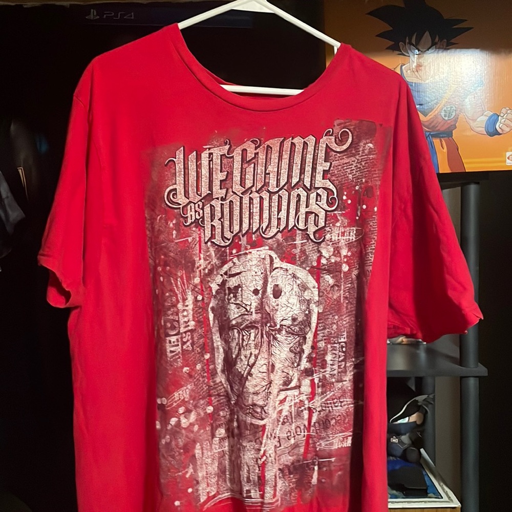 We came as Roman’s band shirt. Mens xl